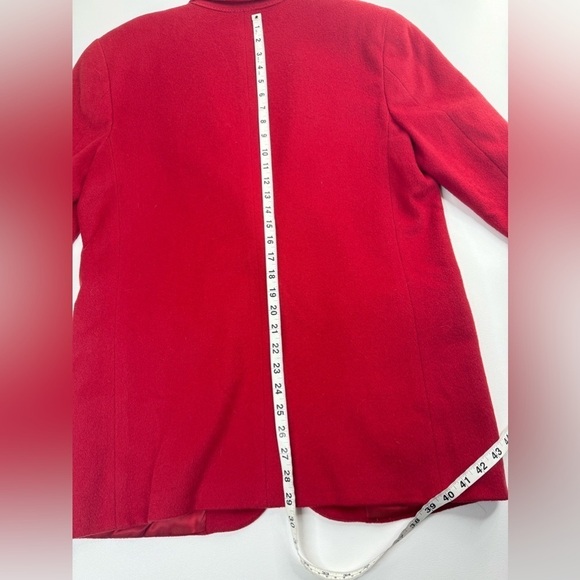 VTG L.L Bean Wool/Cashmere Made in USA Blazer Womens Size 12 - Picture 10 of 11